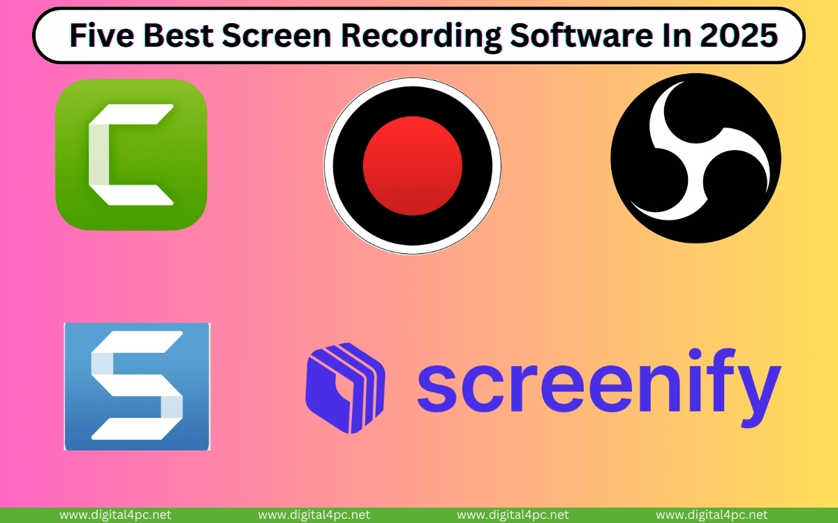 Five Best Screen Recording Software In 2025